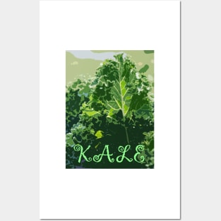 Fresh Kale from the Garden Posters and Art